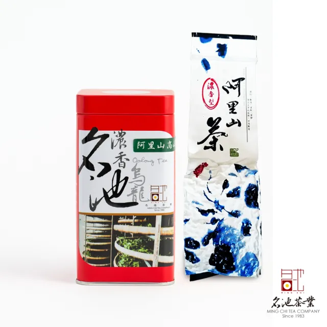 【名池茶業】阿里山花韻烏龍茶葉150gx4罐(共1斤/濃香款)