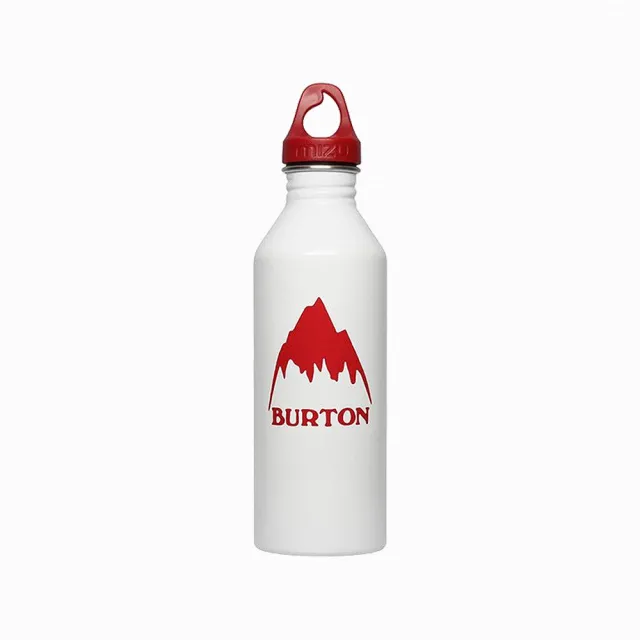 MIZU】M8極限聯名水壺MIZU x Burton-Mountain Logo Glossy White