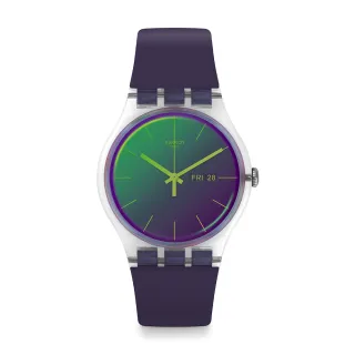 【SWATCH】Swatch New Gent 原創系列手錶 POLAPURPLE 男錶 女錶 手錶 瑞士錶 錶(41mm)