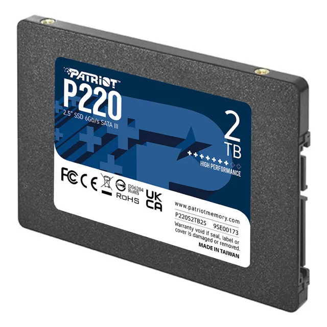 【PATRiOT 博帝】P220 SATA III 2.5吋 128GB SSD固態硬碟