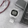 【CASIO 卡西歐】復古方型 計時碼錶 LED照明 鬧鈴 電子 不鏽鋼手錶 黑色 42mm(W-218HD-1AV)