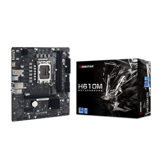 【BIOSTAR 映泰】H610MH D5 主機板(LGA1700/DDR5)