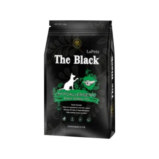 【LaPetz 樂倍】The Black（黑酵母）超低敏性蟲蛋白全犬糧 1.5kg/包(狗糧、狗飼料、犬糧)