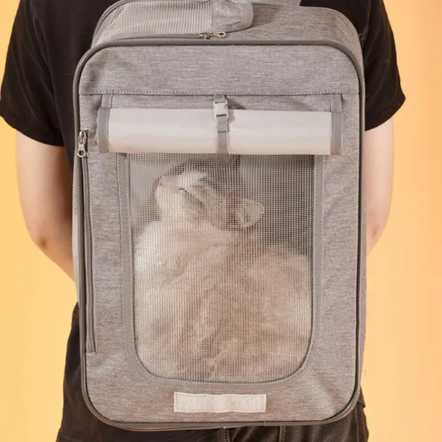 【PETSEEK】多功能摺疊便攜手提包 寵物外出包(兩色)