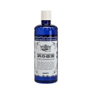 【義大利Manetti Roberts】經典蒸餾植萃精華保濕提亮玫瑰化妝水300ml/深藍瓶(賦活妝前濕敷曬後紓緩護膚)