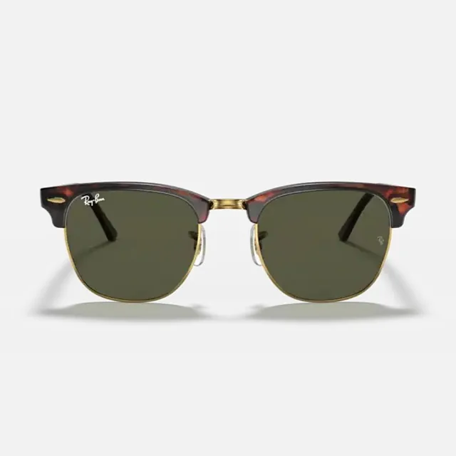 RayBan 雷朋】CLUBMASTER眉型框太陽眼鏡(RB3016-W0366 51mm) - momo