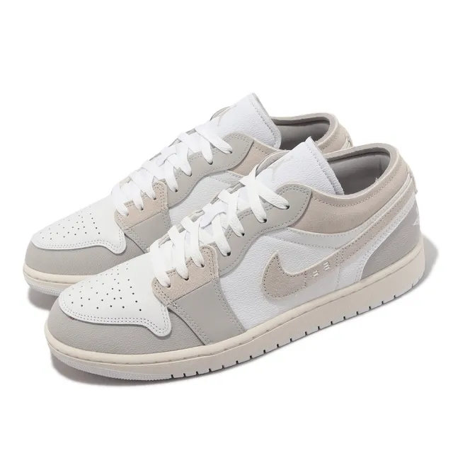 NIKE 耐吉】Air Jordan 1 Low SE CRAFT 男鞋Tech Grey AJ1 燕麥灰休閒