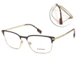 【BURBERRY 巴寶莉】眉框方框設計款 光學眼鏡(霧棕 淡金#B1372 1109)