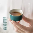 【隨時泡茶】禪風墨綠旅行茶具9件套-附收納包(便攜 茶杯 茶壺 公道杯 茶葉罐 瀝水茶盒 茶盤 露營茶具)