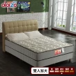 【Dazo得舒】羊毛記憶膠防蹣蜂巢獨立筒床墊(雙人加大6尺)
