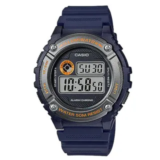 【CASIO】機械設計感電子錶(W-216H-2B)