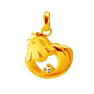 【甜蜜約定2sweet-PE-6497】純金金飾雞年金墬-約重0.83錢(雞年)