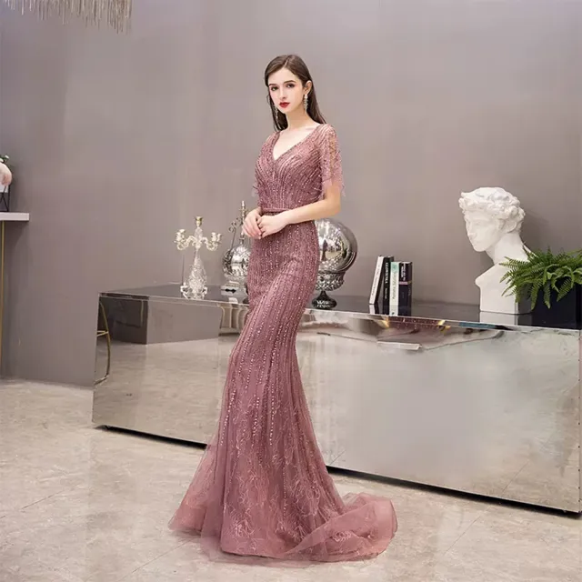 【女神婚紗禮服】高端氣質性感奢華宴會晚禮服 PLGZ-082 2015灰色(媽媽服 晚宴服)