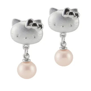 【甜蜜約定2sweet-ERT228】Hello Kitty珍珠系列白鋼耳環(Hello Kitty)