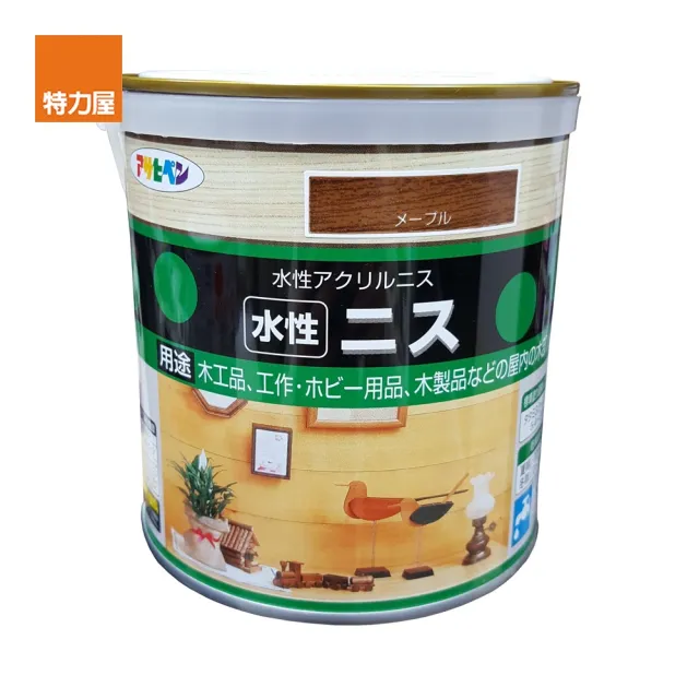 【特力屋】日本Asahipen 水性著色清漆紅木 0.7L