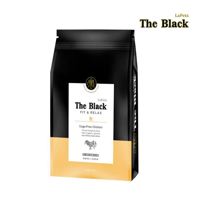 【LaPetz 樂倍】The Black 黑酵母單一無穀全犬糧 1.5kg/包(狗糧、狗飼料、犬糧)