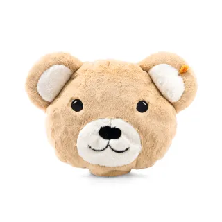 【STEIFF德國金耳釦泰迪熊】Teddy Bear Cushion 熊頭枕頭 抱枕(寢具)