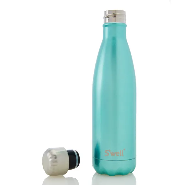【S’well】Sweet mint-17oz-美國時尚不鏽鋼保冷.保溫杯500ml(GLITTER COLLECTION 保溫瓶)