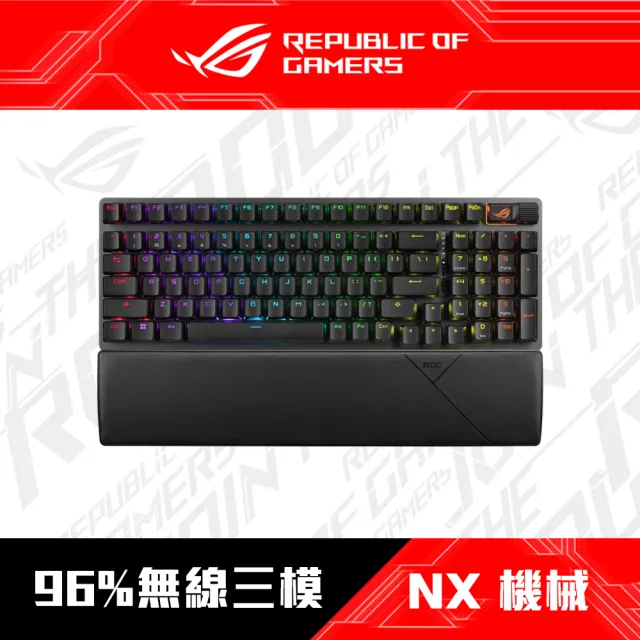 【ASUS 華碩】ROG STRIX SCOPE II 96 WL 無線電競鍵盤(PBT中文鍵帽版本)