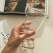 【gin gin】小蜜蜂浮雕玻璃高腳杯 200ml(咖啡杯 昭和復古杯 玻璃杯 飲料杯)