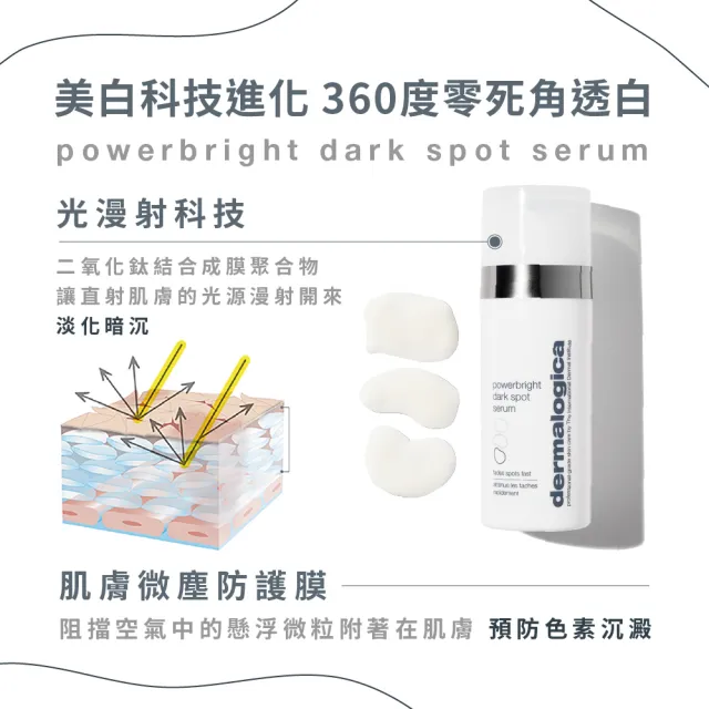 【dermalogica 德卡】光淨白怯黑淡斑精華 powerbright dark spot serum(30ml)