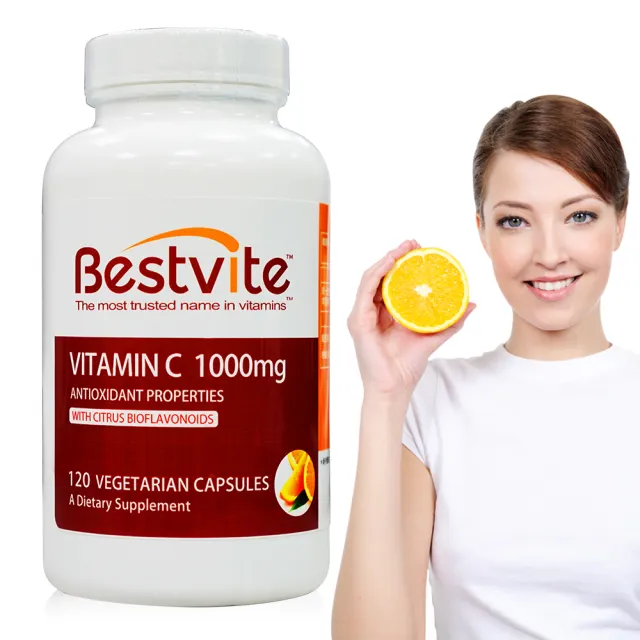 【美國BestVite】必賜力維生素C-1000膠囊1瓶(120顆)