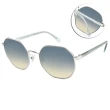 【COACH】時尚大鏡框金屬 太陽眼鏡(多款可選#HC7147)