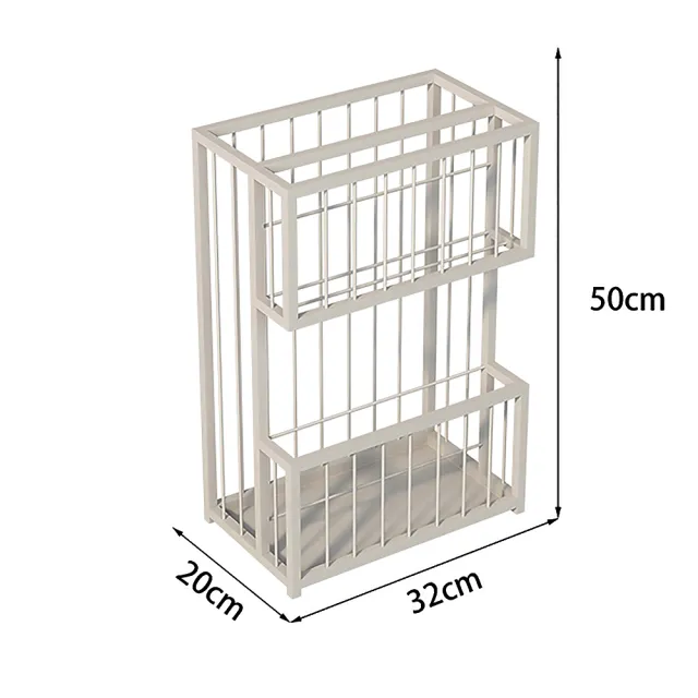 【獨居匠心生活館】雨傘架(日式簡約雨傘架 酒店大堂家用 鐵藝傘筒 雨傘桶 收納桶 落地式放傘架子)
