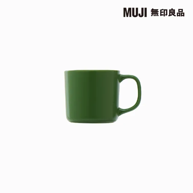 【MUJI 無印良品】炻器馬克杯/270ml/綠色 270ml