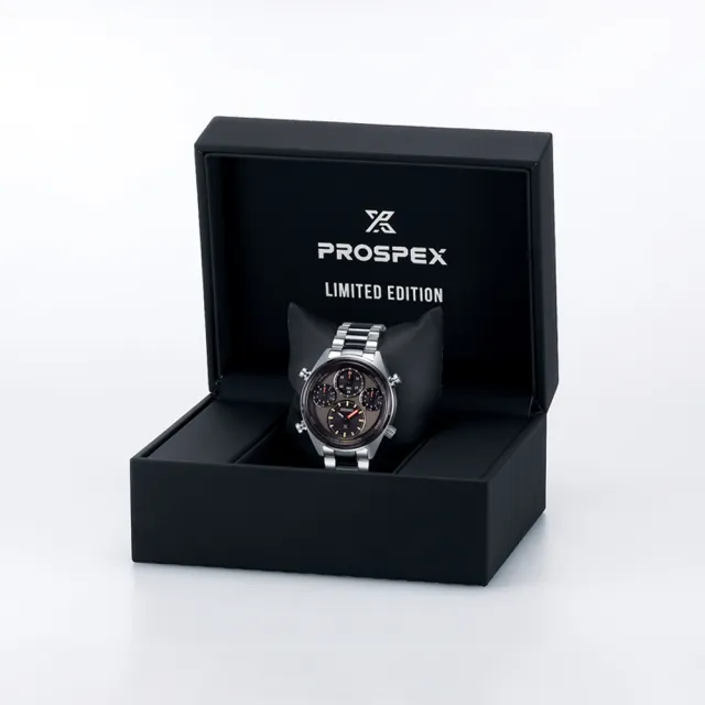 【SEIKO 精工】限量 PROSPEX系列 40周年 太陽能計時腕錶 SK044  禮物推薦 畢業禮物(SFJ005P1/8A50-00C0N)