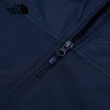 【The North Face 官方旗艦】北面UE男款藍色吸濕排汗可拆卸衣袖反光設計外套｜83P28K2