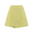 【ILEY 伊蕾】都會氣質大方口袋短褲裙(淺綠色；M-XL；1221162402)