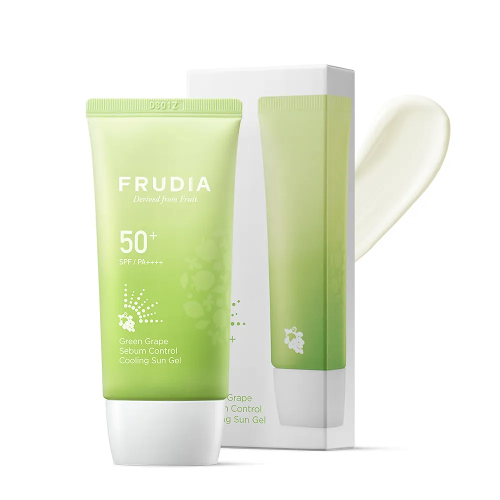 【FRUDIA】青葡萄清爽控油防曬乳50g(控油防曬．不黏膩首選)