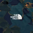 【The North Face 官方旗艦】北面男款藍綠色吸濕排汗防曬印花短袖T恤｜7QOSOQ4