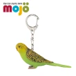 【Mojo Fun】動物模型-長尾鸚鵡鑰匙圈(綠)