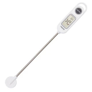 【dretec】《酷力歐》防水電子料理溫度計-白色