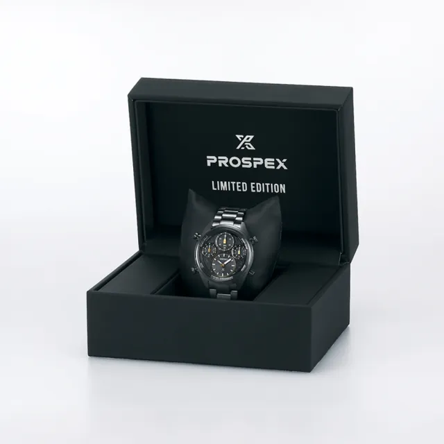 【SEIKO 精工】PROSPEX系列 40周年紀念 太陽能計時腕錶  SK044 母親節 禮物(SFJ007P1/8A50-00B0SD)