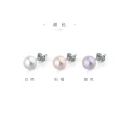 【GIUMKA】純銀耳環．天然珍珠．8.0-9.0mm(新年禮物)