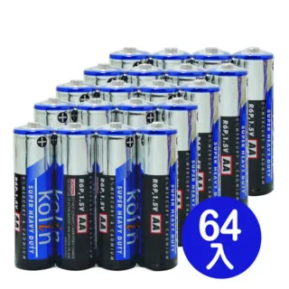 【KOLIN】歌林環保碳鋅電池3號AA(64入)