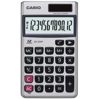 【CASIO】國家考試機型12位數計算機(SX-320P)