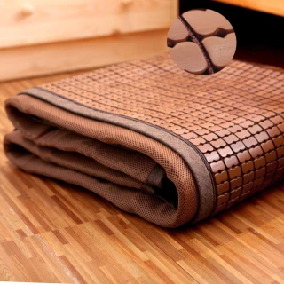 【LUST】3.5尺 3D織帶型 棉繩麻將 竹炭麻將涼蓆 孟宗竹 -專利竹蓆《升級版》 涼墊 涼蓆