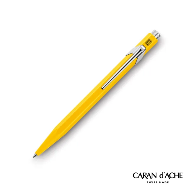 【CARAN d’ACHE】849 經典黃 原子筆(瑞士製)