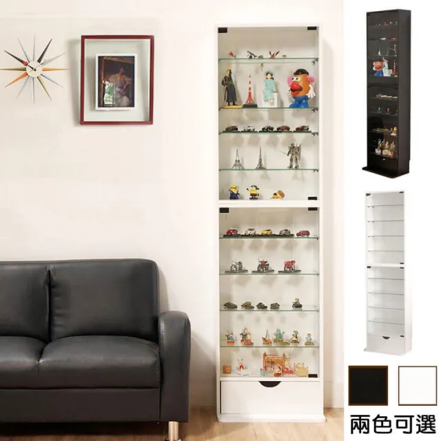 【C&B】可瑞訊第二代公仔模型展示櫃-2色可選(台灣製玻璃展示櫃 玩具收納櫃)