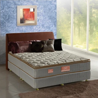 【aie享愛名床】竹碳+涼感紗+乳膠真三線彈簧床墊-雙人5尺(實惠型)