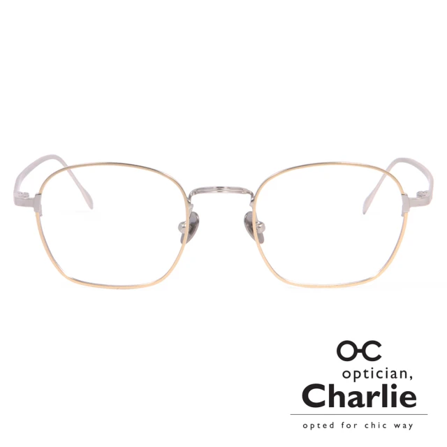 Optician Charlie 韓國亞洲專利光學眼鏡TF系列(金 + 銀 TF GD)