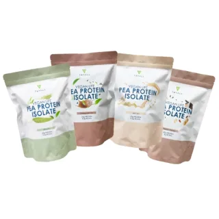 【TRYALL】momo獨家獨規品 不脹氣配方 分離豌豆蛋白 四口味任選(1kg/袋*2+經典款搖搖杯 白)