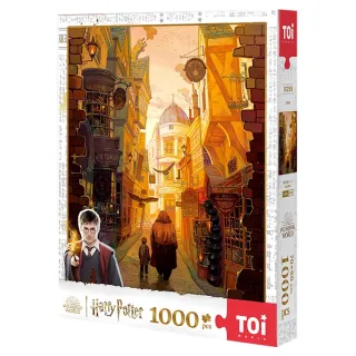 【TOi 圖益】拼圖1000片-哈利波特系列-對角巷(開學季送禮物DIY生日插畫桌遊禮物)