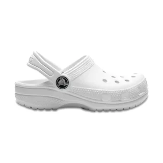【Crocs】Classic Clog K 女鞋 大童 白色 洞洞鞋 布希鞋 休閒 卡駱馳 涼拖鞋 206991-100