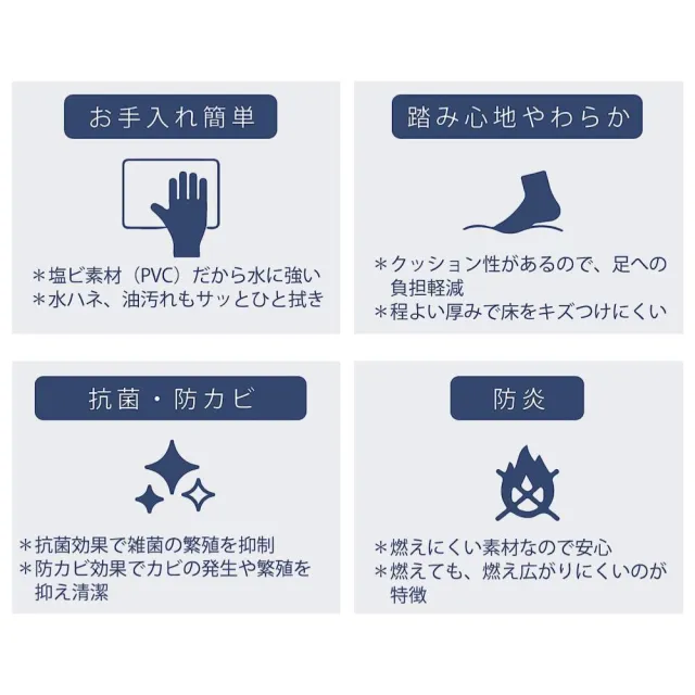 【日本SENKO】史努比 SNOOPY PVC 抑菌 防臭 卡通地墊 腳踏墊 軟墊 廚房地墊(45X180CM  平行輸入)