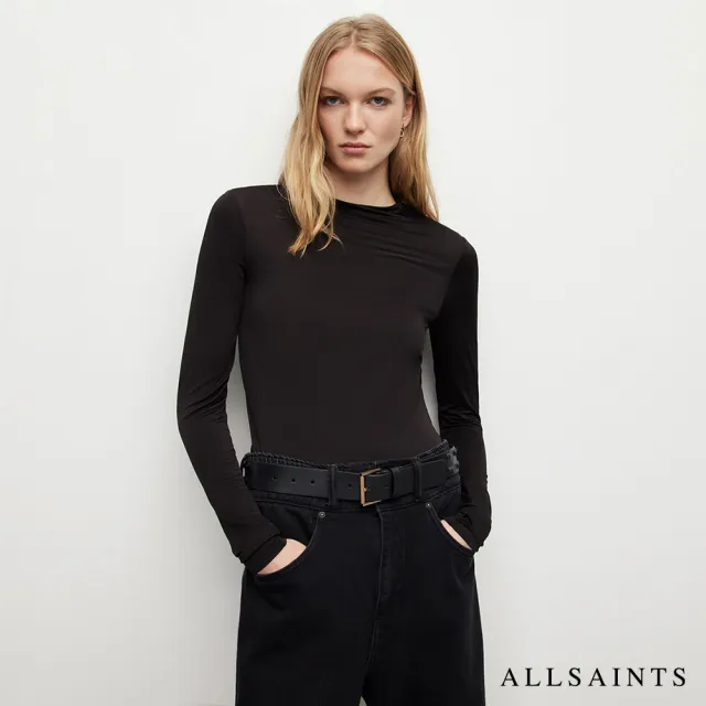 【ALLSAINTS】MARINA 輕薄俐落貼身上衣(貼身版型)